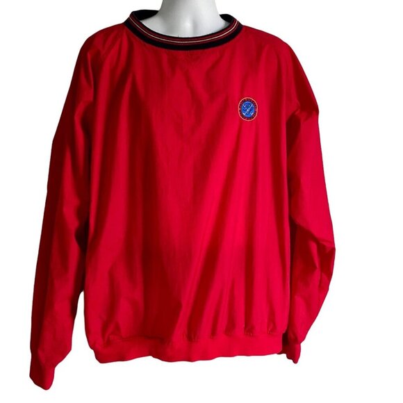 Payne Stewart Red Pullover Golf Jacket Windbreaker Big Tall XLT - Picture 2 of 11